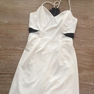 White bachelorette dress