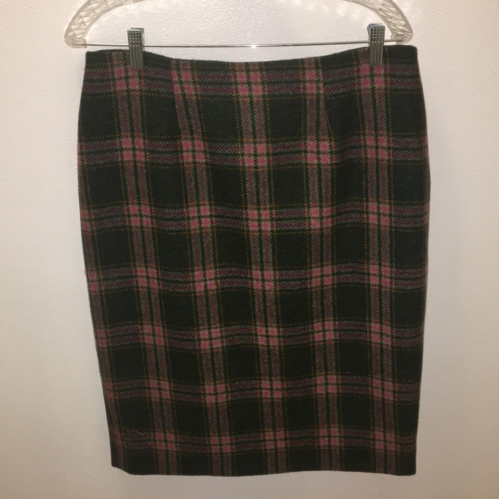 Wool Pencil Skirt