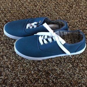 Blue sneakers