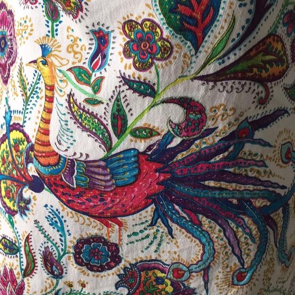 Cute & Playful Peacock Floral Paisley Jacket! 🌷💜 - Picture 6 of 10