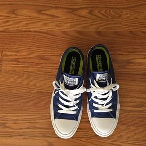 Blue Converse with lunarlon sneakers
