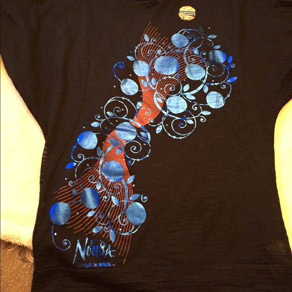 Cirque Du Soleil burnout blouse-sz Large-NEW - Picture 2 of 4