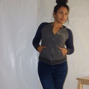 Slim Fit Varsity Sweater