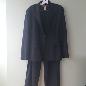 Classic pinstripe pants suit