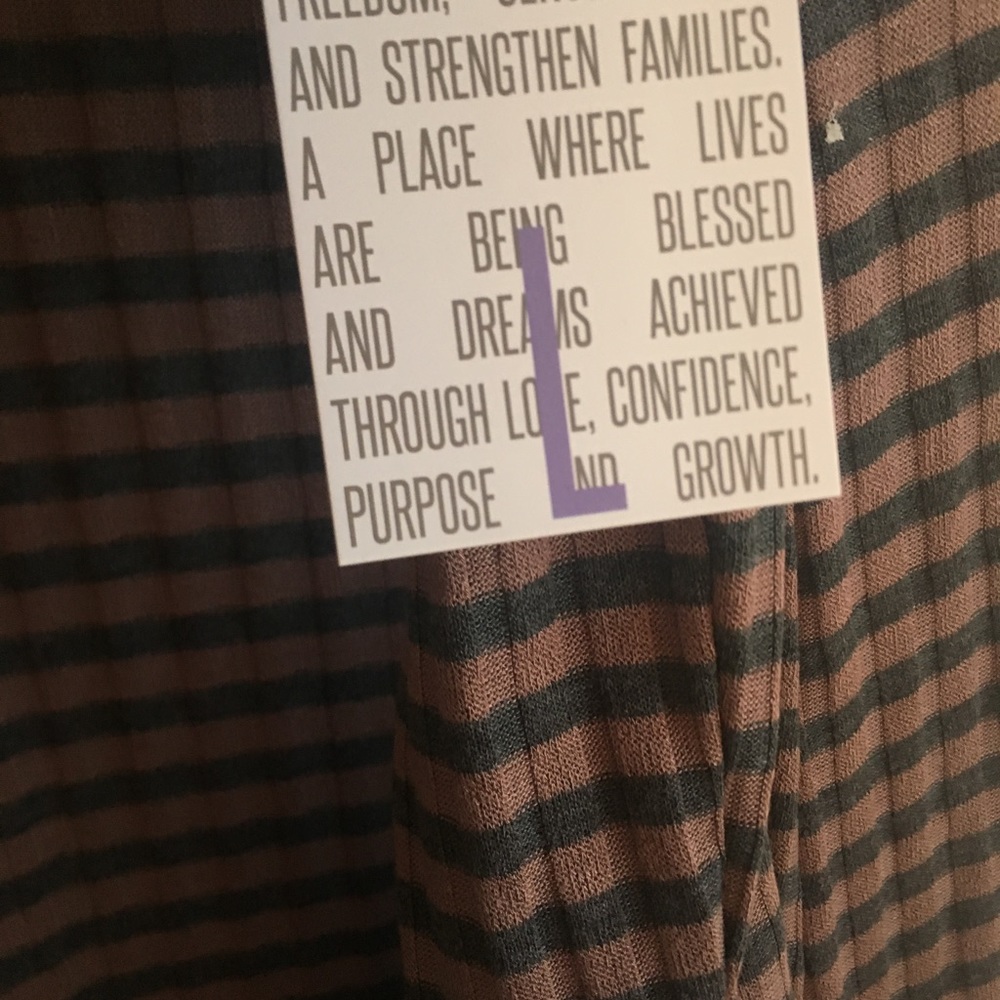 💰Sale💰Mint Large Sarah LuLaRoe cardigan - Picture 4 of 6