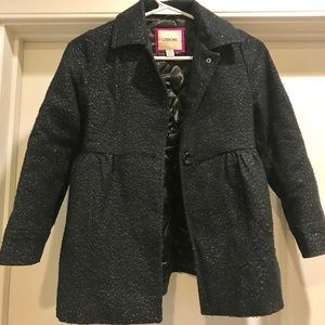 Girls lightweight peacoat
