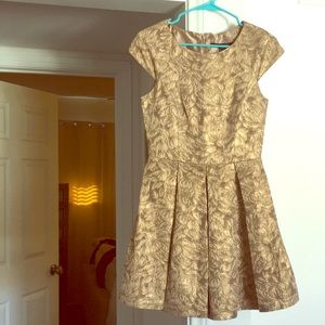 Gold holiday dress - French Connection