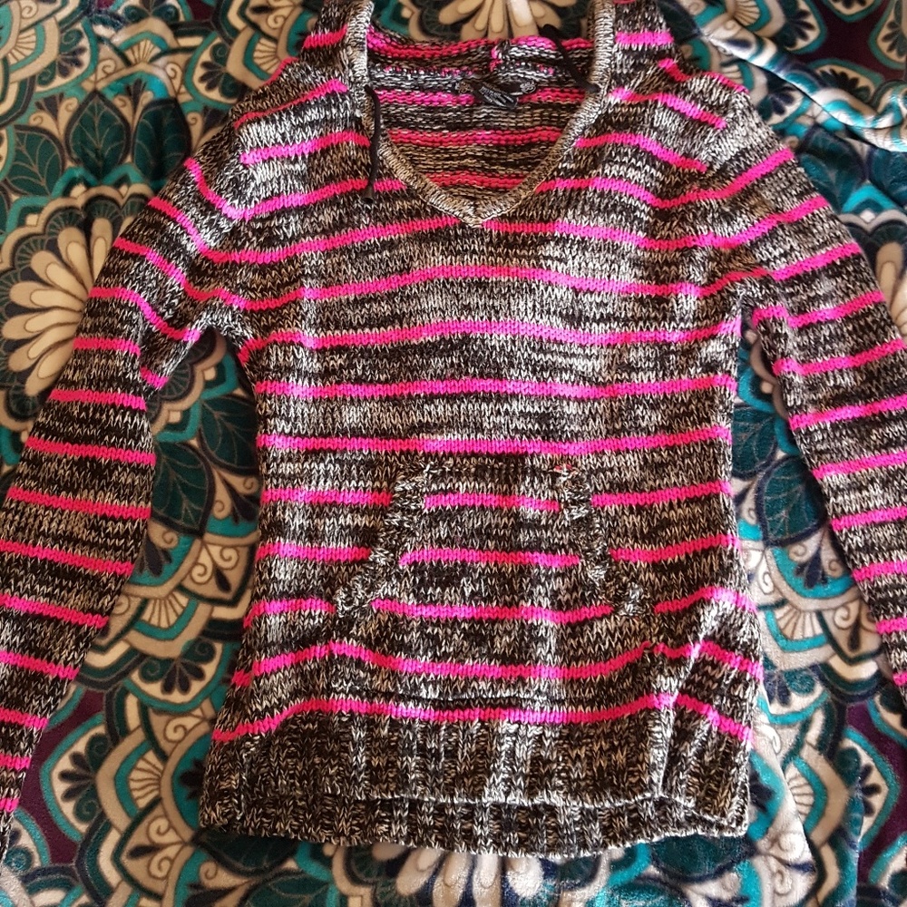 Ashley Pink & Black Sweater