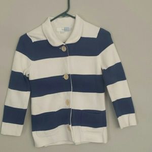 Boden striped sweater/blazer