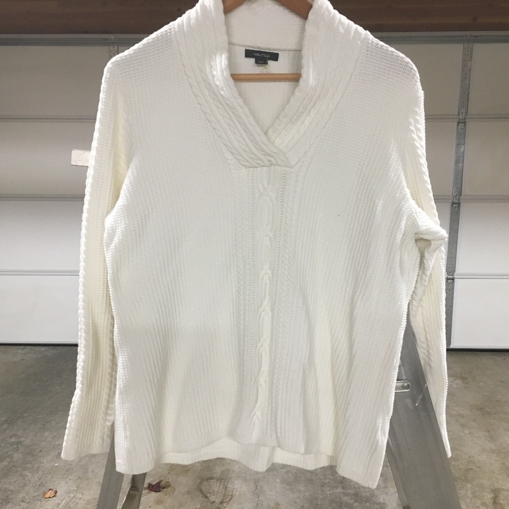 Nautica cable knit sweater size XXL