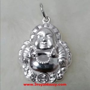 Buddha .999 Solid Silver Hollow Pendant