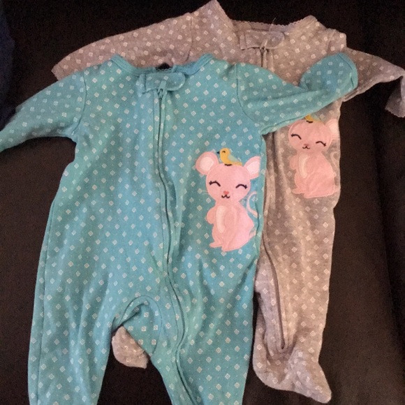 Blue and gray sleep and play for baby girl - Picture 1 of 1