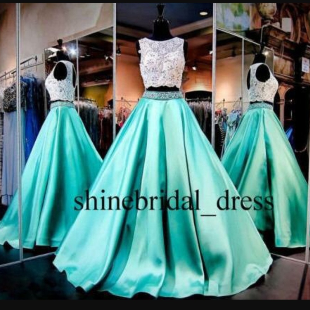 Rachel Allan two piece prom dress