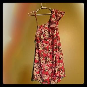 Rue21 floral print One-Shoulder dress