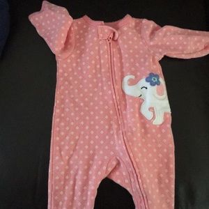 Pink elephant sleep and play