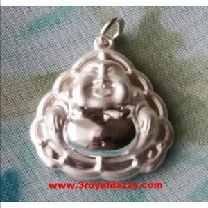 Buddha  .999 Solid Silver Hollow Pendant