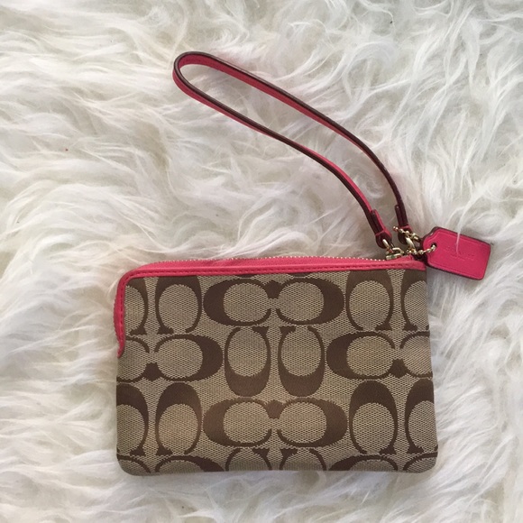 Coach Corner Zip Wristlet - Picture 2 of 3