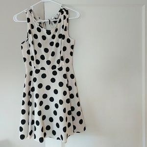 Polka Dot Keyhole Dress