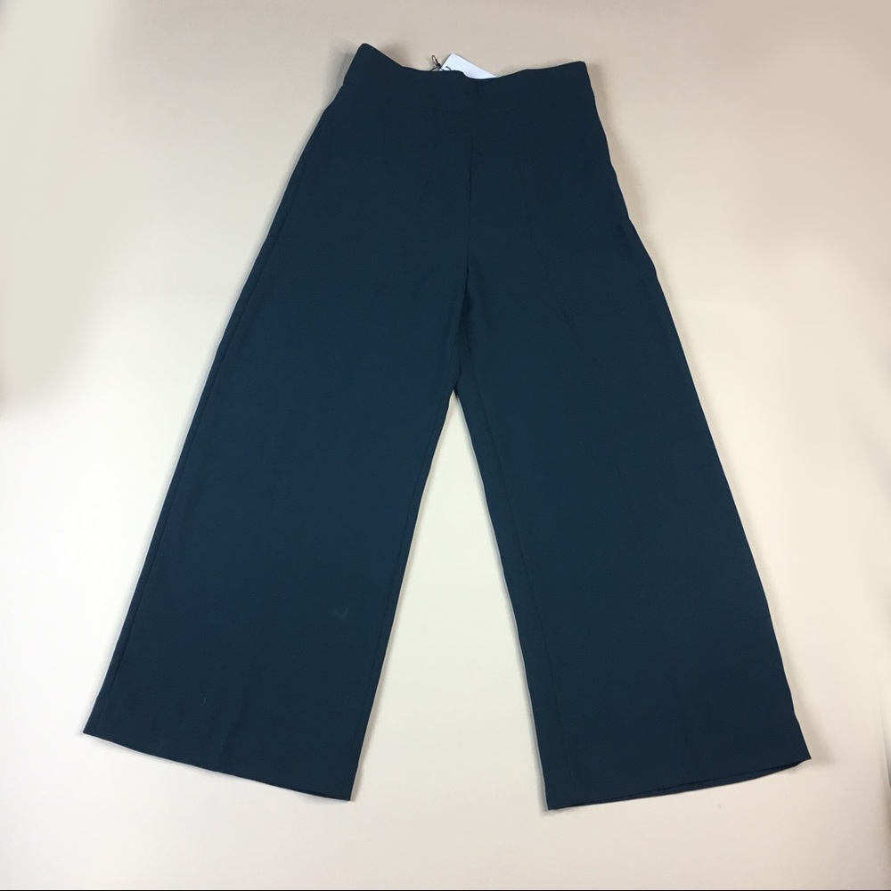 NWT ZARA Cropped Wide Leg Pants