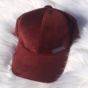 Bebe Suede Cap