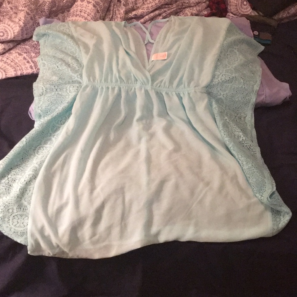 Seafoam colored top
