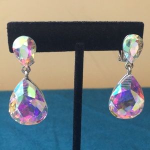 AB Crystal Drop Earrings