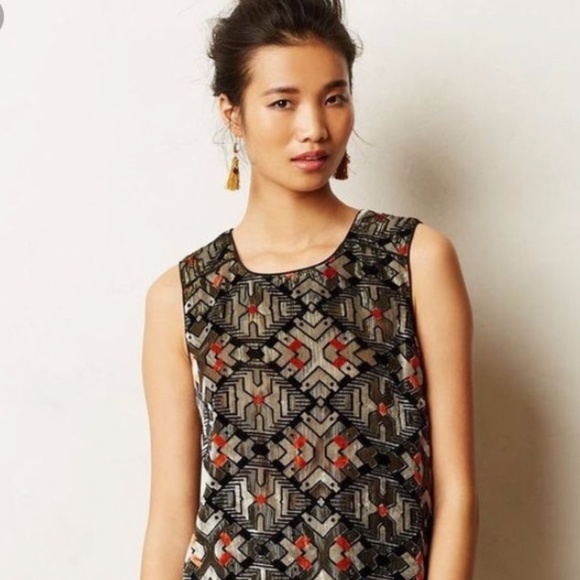 Anthropologie Velvet Top S - Picture 5 of 5