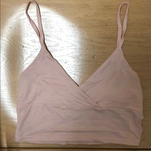 pink bralette/top