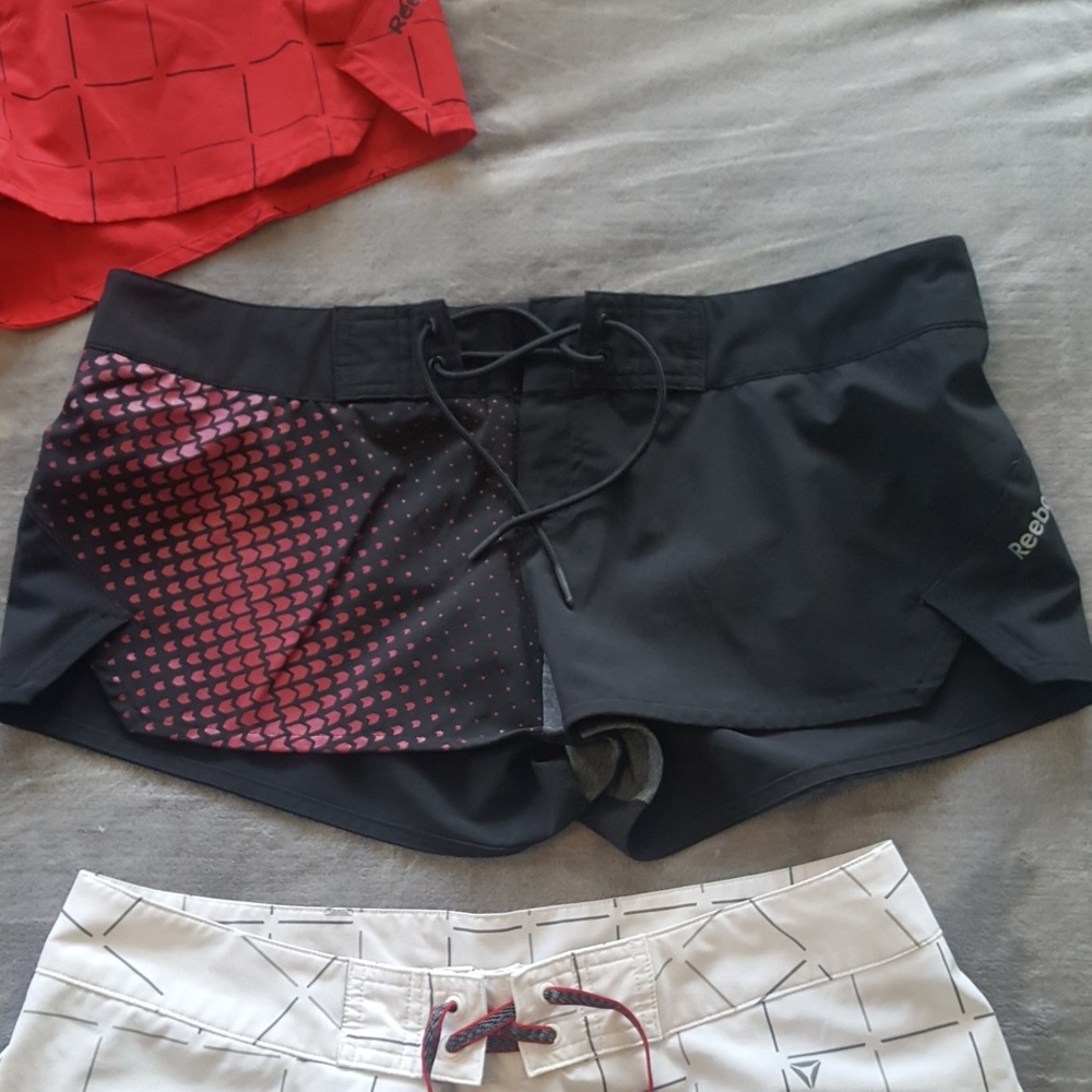Reebok CrossFit shorts - black/red pair