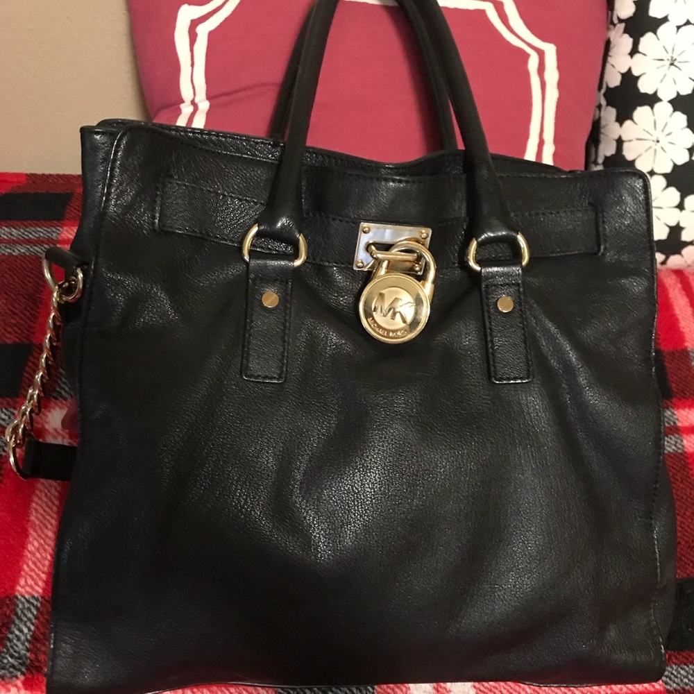 Large black Michael Kors Saffiano Handbag