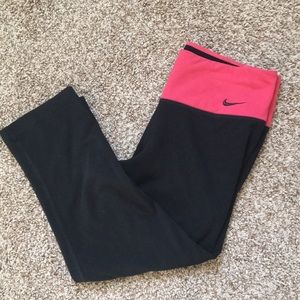 Black Nike Dry-Fit Crops