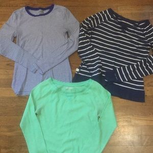 Old Navy Long Sleeve Tee Shirt Tops bundle of 3