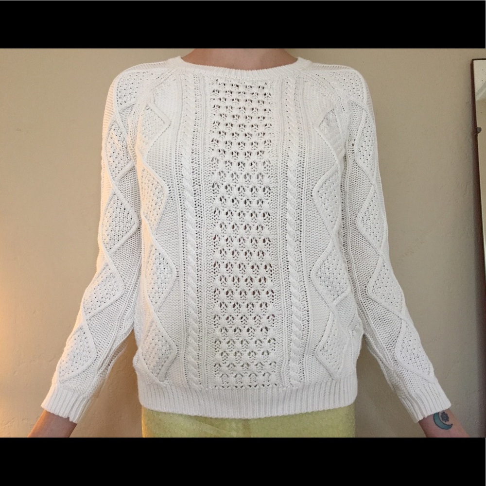 Cable Knit Sweater by Gap