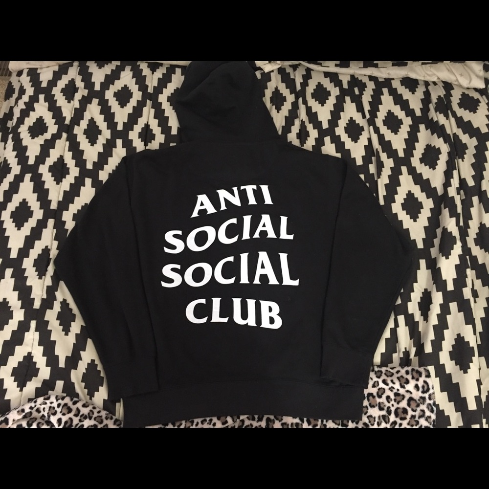 Anti Social Club Hoodie 100% Authentic