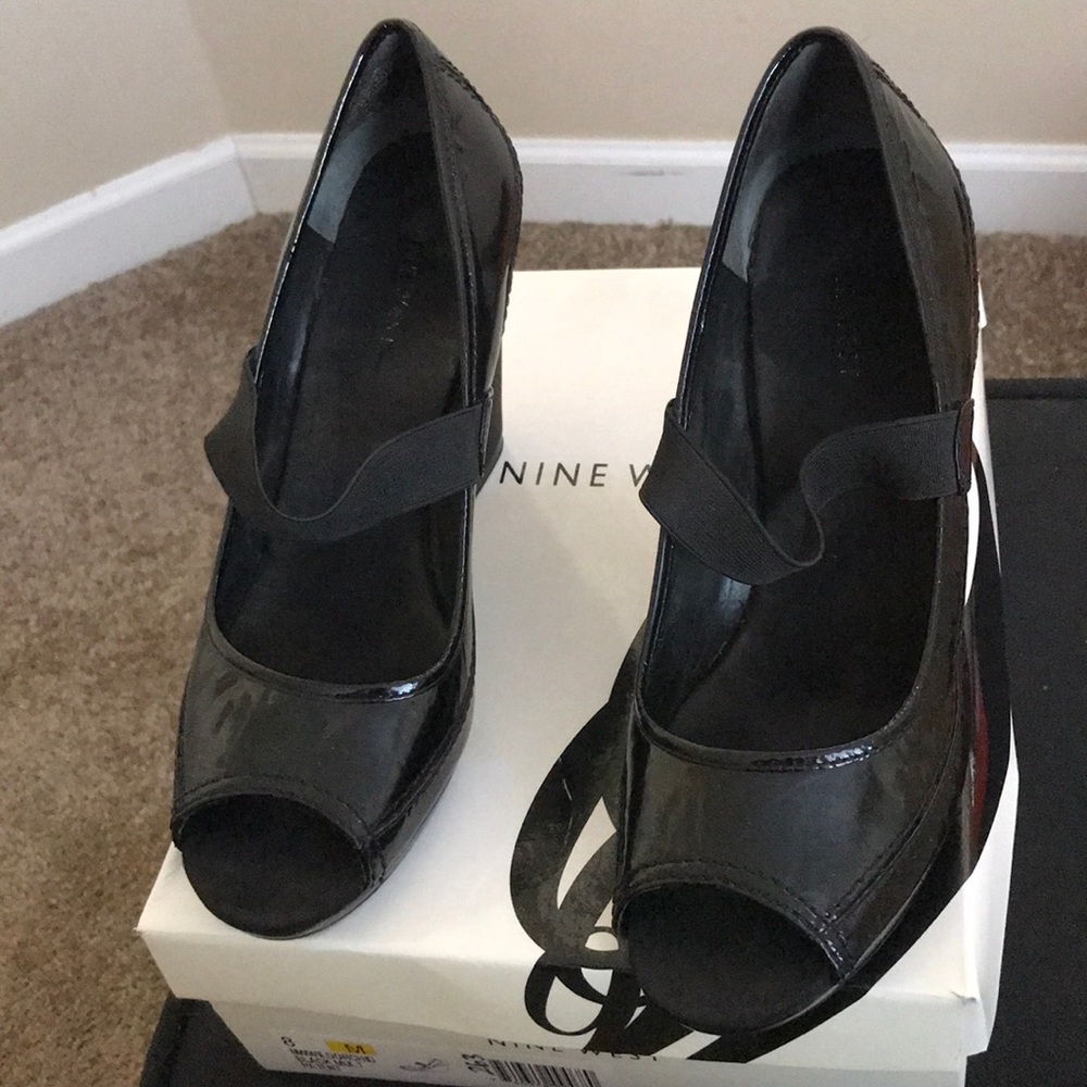 Nine West Patent Wedge