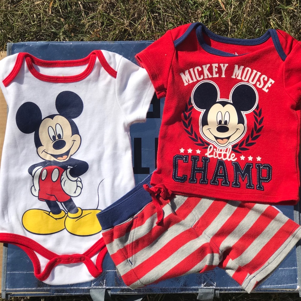 ✂️✂️✂️✂️✂️✂️🔴⚫️Mickey Mouse Set⚫️🔴