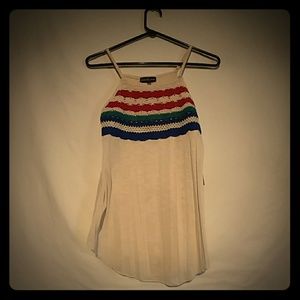 NWT xs embroidered tank