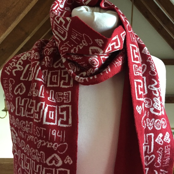 ❤️ Coach Graffiti Scarf Muffler ❤️ - Picture 5 of 8
