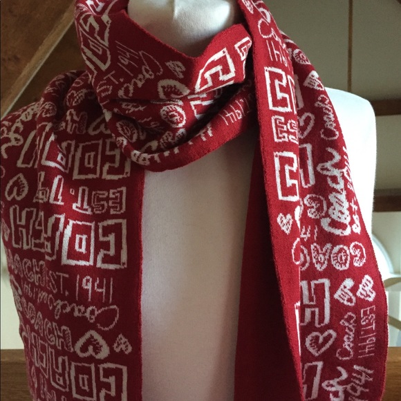 ❤️ Coach Graffiti Scarf Muffler ❤️ - Picture 3 of 8