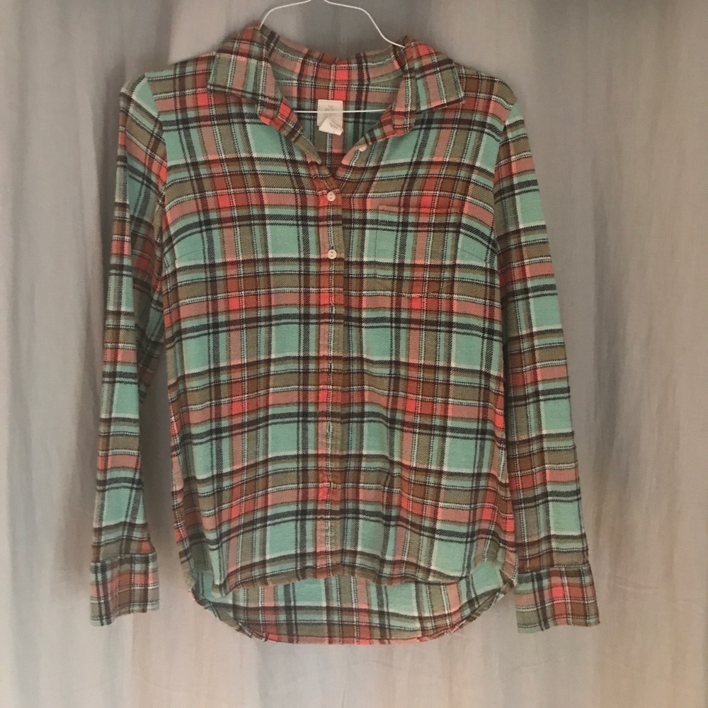 Cotton Plaid Buttondown