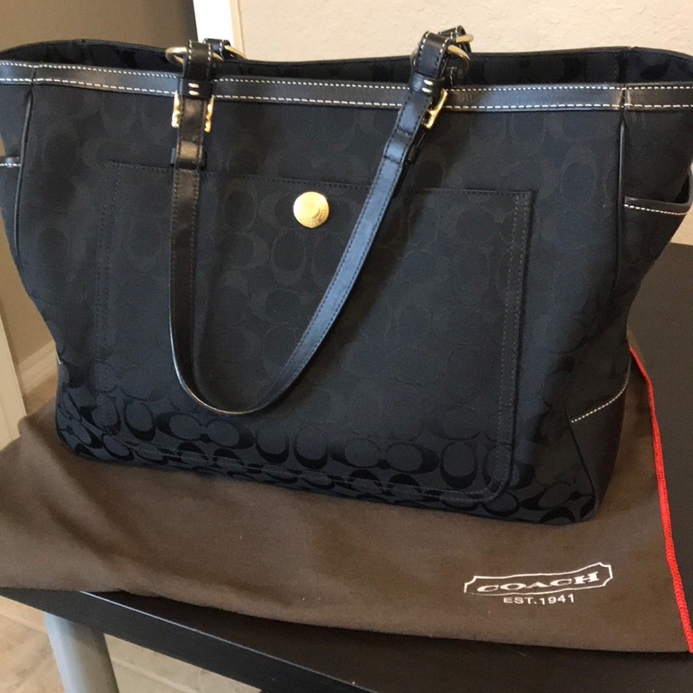 Authentic Coach Diaper Bag