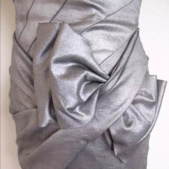 Platinum bodycon cocktail dress - VIntage - Picture 2 of 3