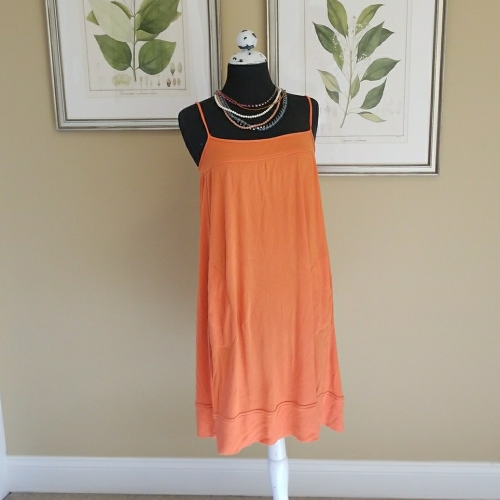 Orange DVF Dress with Pockets