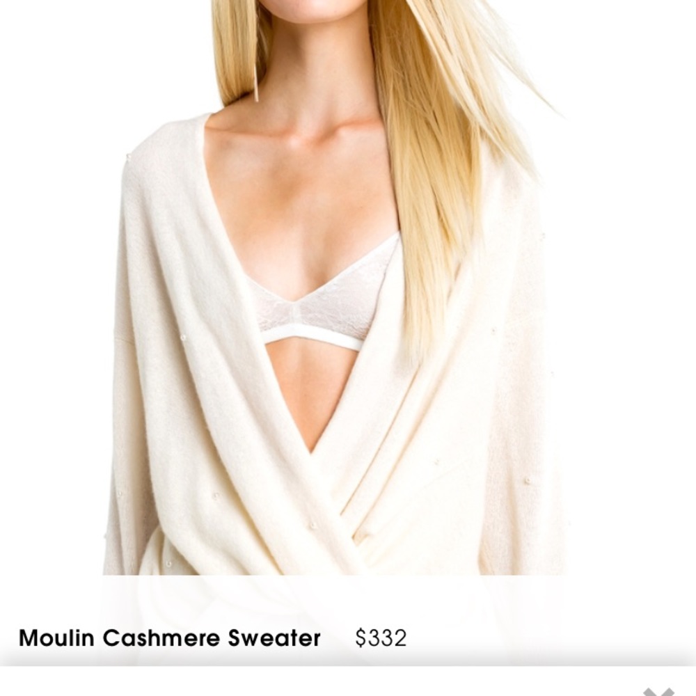 Wild Fox 100% cashmere sweater brand new