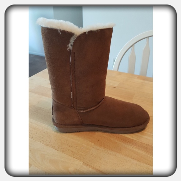 EUC Woman's Tall Tan Boots Size 10M - Picture 4 of 7