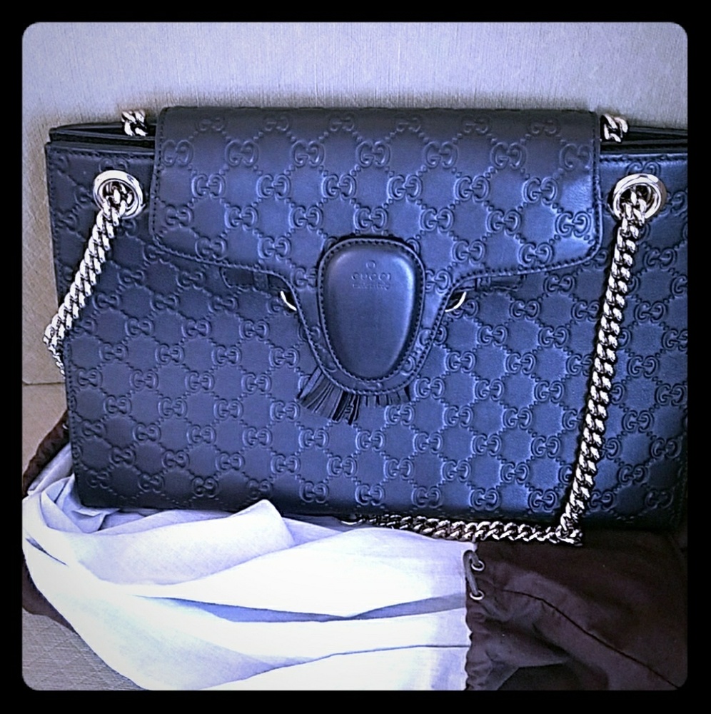Large Emily guccissima black