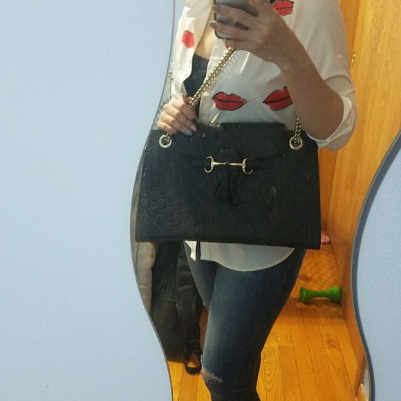 Large Emily guccissima black - Picture 2 of 4