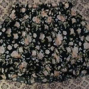 Floral Print Skirt