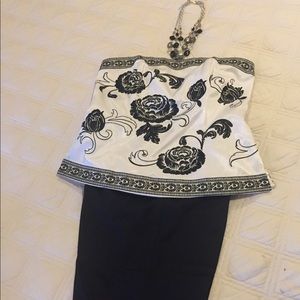 Holiday Party WHBM Corset Bustier