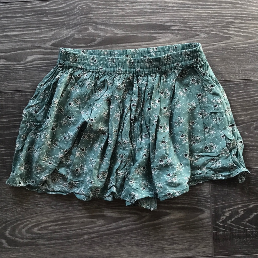 Flower print shorts